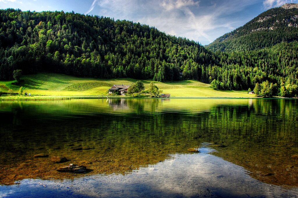 tyrol, mountains, lake